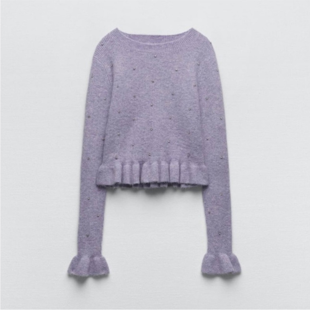 Knit Beaded Sweater